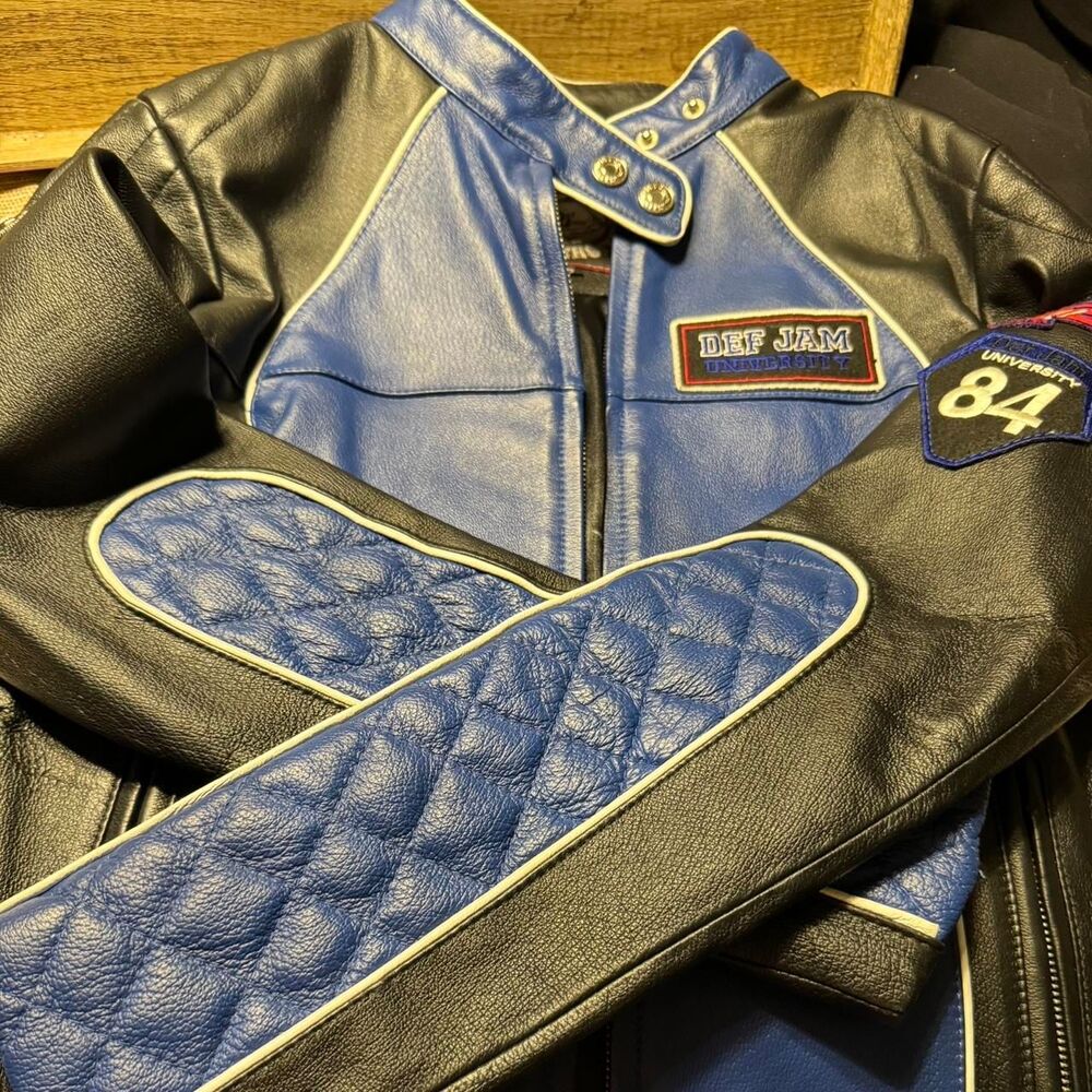 Vintage Deff Jam University  Women's leather Jacket